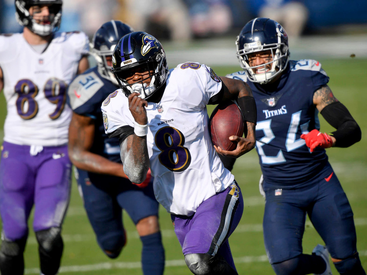 Lamar Jackson Beats Titans